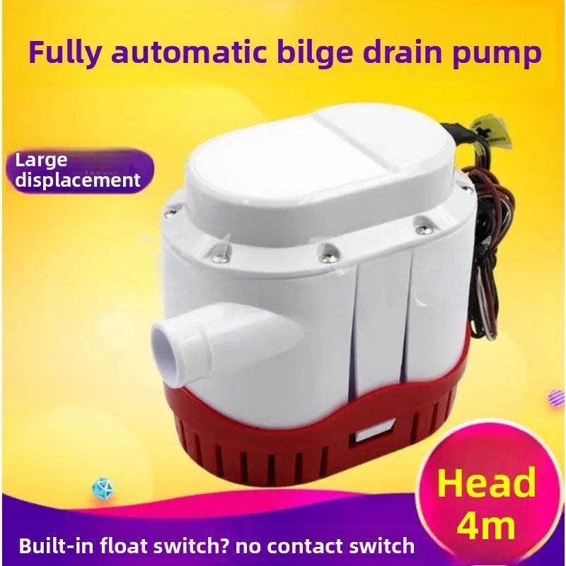 New Automatic Bilge Pump 12V 2 - Fishing Boat Bilge Pump avaliação e preço