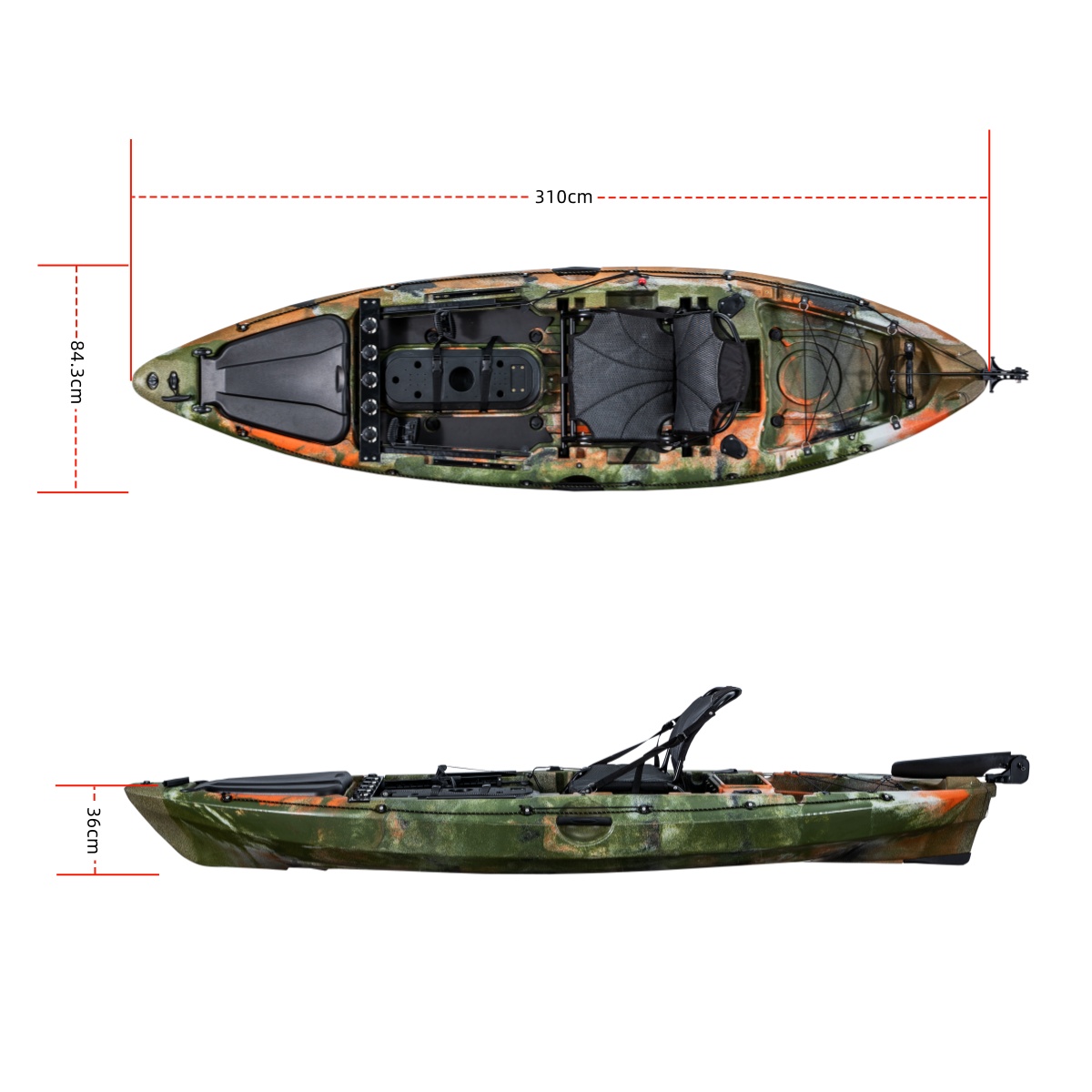 First-class Single Fishing Kay - Fishing Boat Seat avaliação e preço
