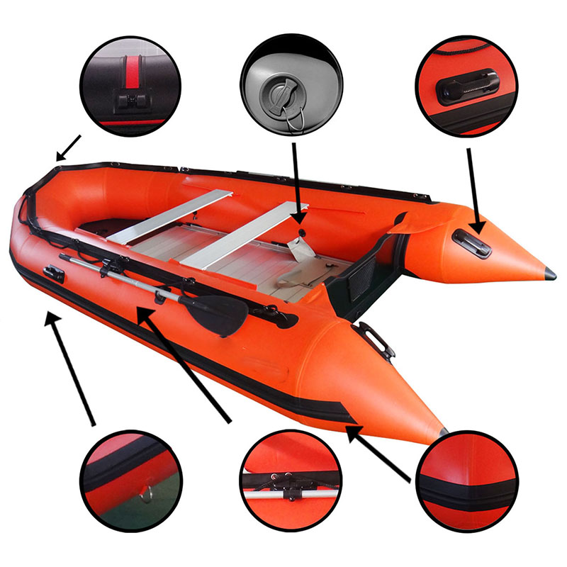Factory Price Inflatable Rubbe - Fishing Boat Outboard Motor avaliação e preço