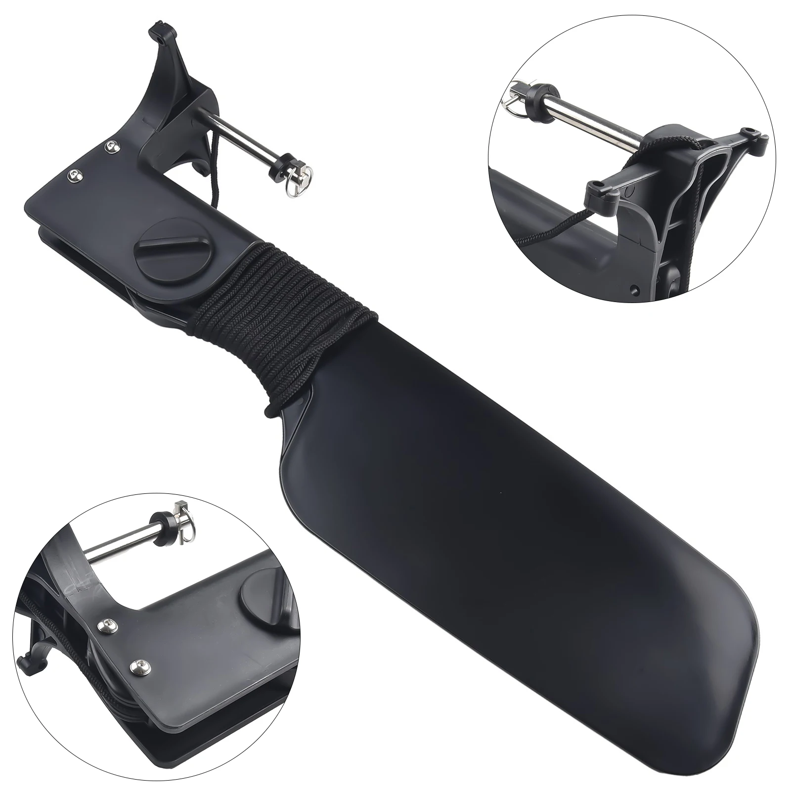 For Kayak Big Tail Rudder with - Fishing Boat Steering Wheel avaliação e preço