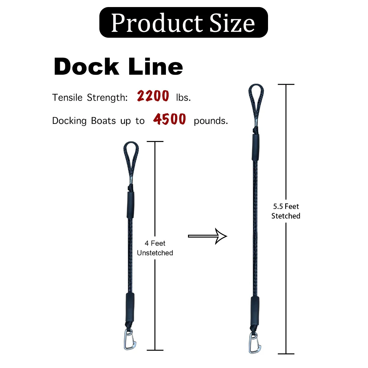 2/1PCS Elastic Bungee Mooring  - Fishing Boat Anchor avaliação e preço
