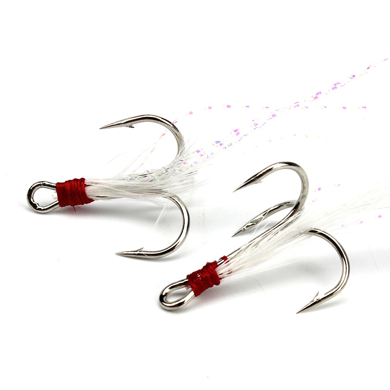5pcs 4#6#Tied hair three ancho - Fishing Boat Anchor avaliação e preço
