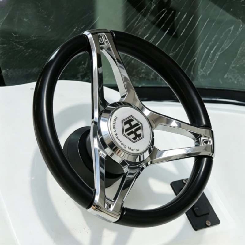 Marine Steering Wheel With Ass - Fishing Boat Trailer avaliação e preço