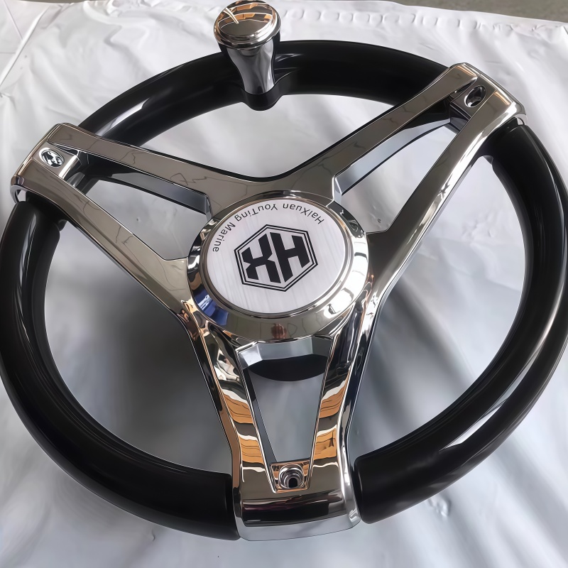 Marine Steering Wheel With Ass - Fishing Boat Trailer avaliação e preço