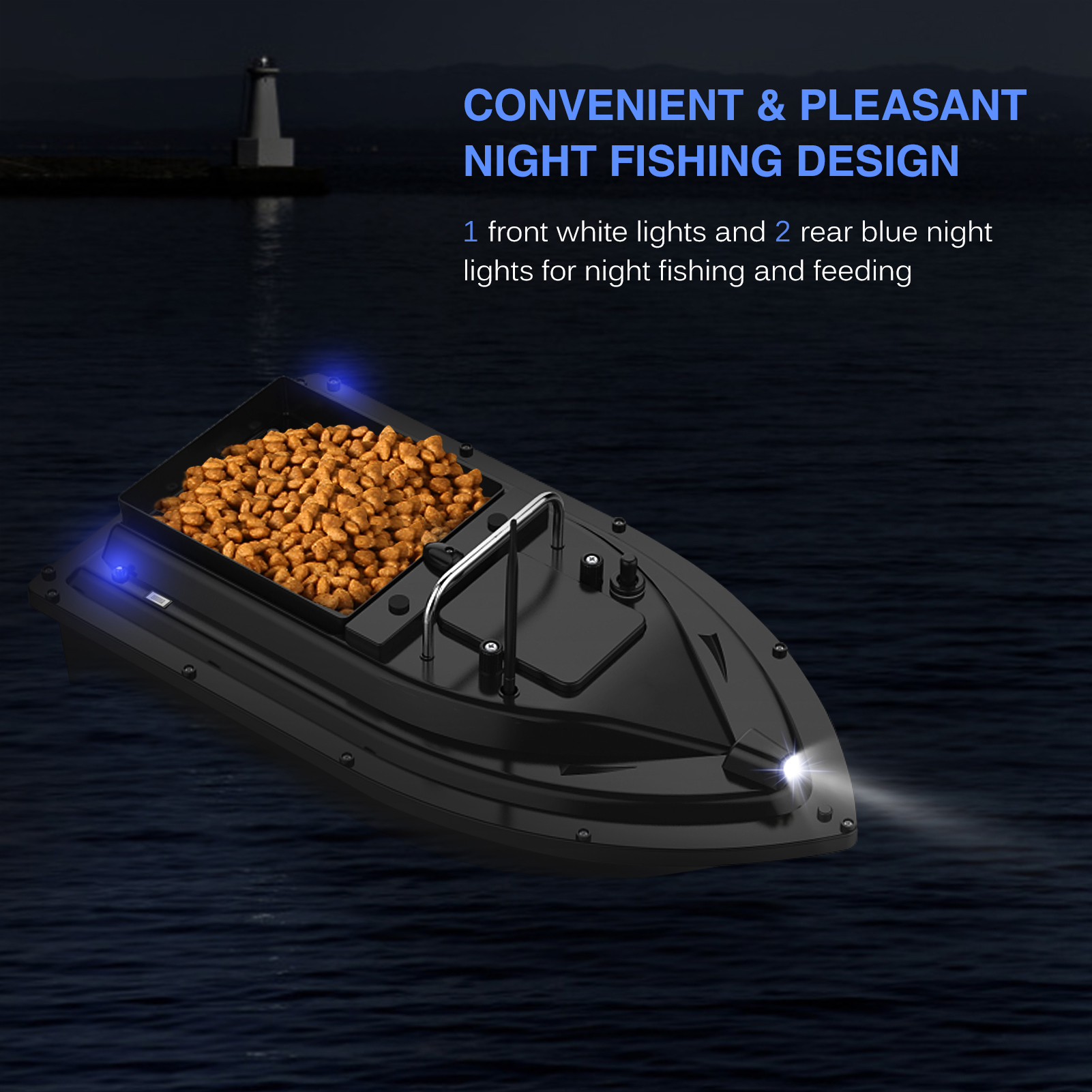 D16E GPS Fishing Bait Boat wit - Fishing Boat Gps avaliação e preço